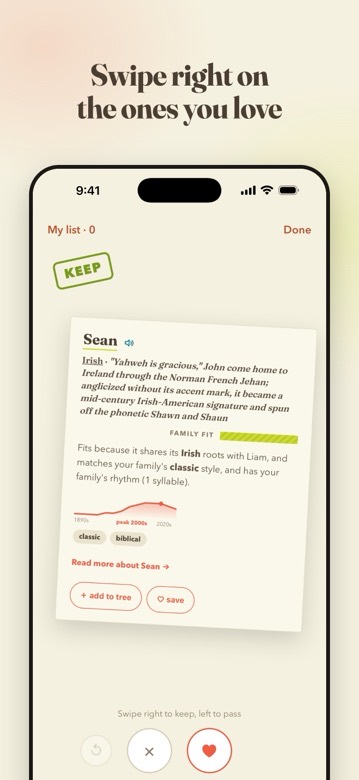 Swipe right on the ones you love